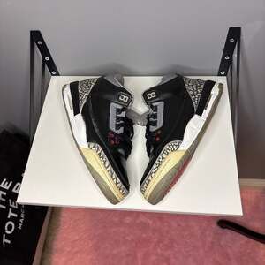 Nike Air Jordan 3 Retro Black Cement 2001 Og Vintage Rare 6Y